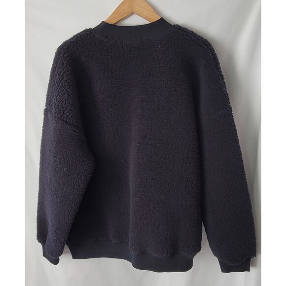 Kuromi- Women's sherpa oversized Black sweatshirt- size Large - Picture 8 of 8